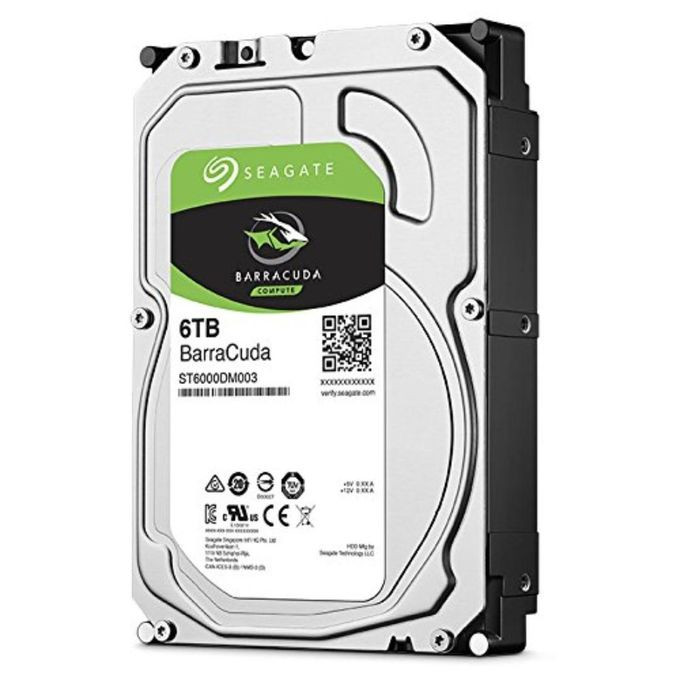 Barracuda Internal Hard Drive 6TB Desktop HDD SATA 6Gb/s 256MB Cache 3.5-Inch (ST6000DM003)- Silver Seagate
