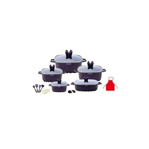 22 pcs Granite Cookware Set - Multi-color Dessini