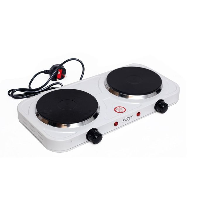 Pixel Hot Plate Double Model Px102 Black/ White