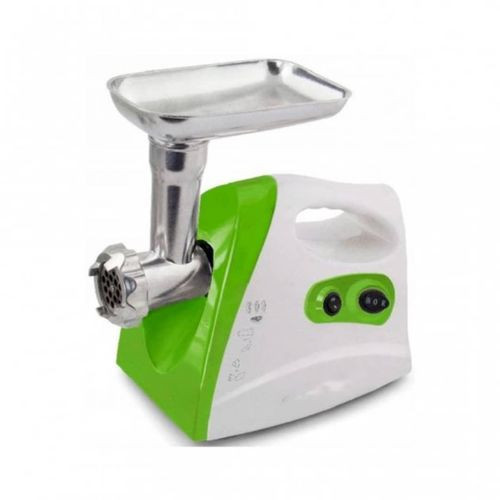 Electric Meat Grinder – Stainless Steel Meat Mincer & Sausage Stuffer, Food Grinding Mincing Machine with Kibbe – 3 Different Cutting Plates, Reverse Function, Plastic Housing - Multicolor Jubake