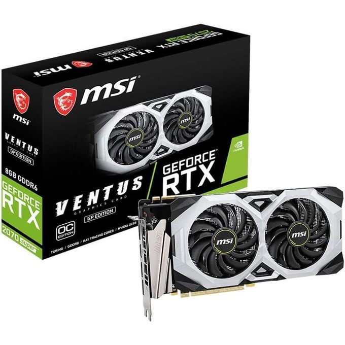 Gaming GeForce RTX 2070 Super 8GB GDRR6 256-bit HDMI/DP NVLink Torx Fan Turing Architecture Overclocked G-SYNC Graphics Card (RTX 2070 SUPER VENTUS GP OC) -Black Msi
