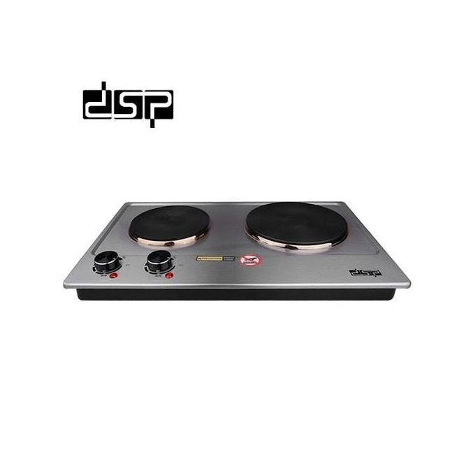 Electric Stove Double Burner Hot Plate Coil - Silver Dsp