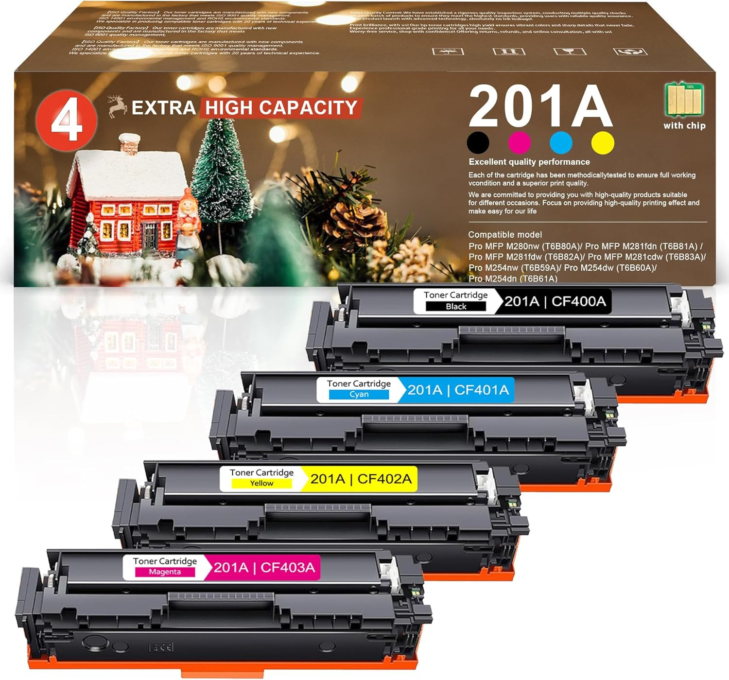201A B Laserjet Toner Catridge Medium each