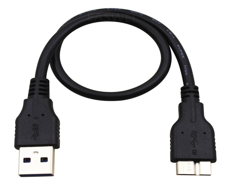 USB 3.0 External Hard Drive Disk Cable-Black