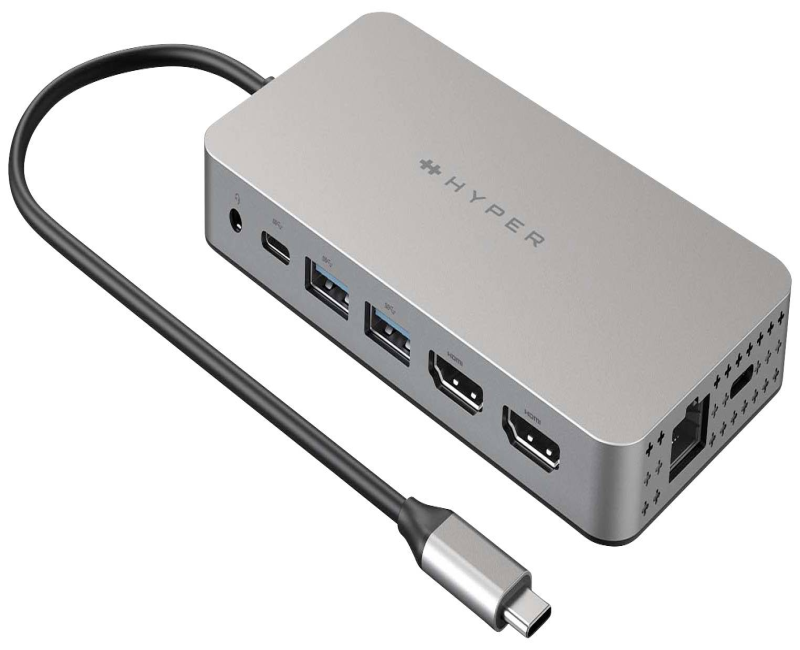 Type-C To HDMI 12 In 1- Grey