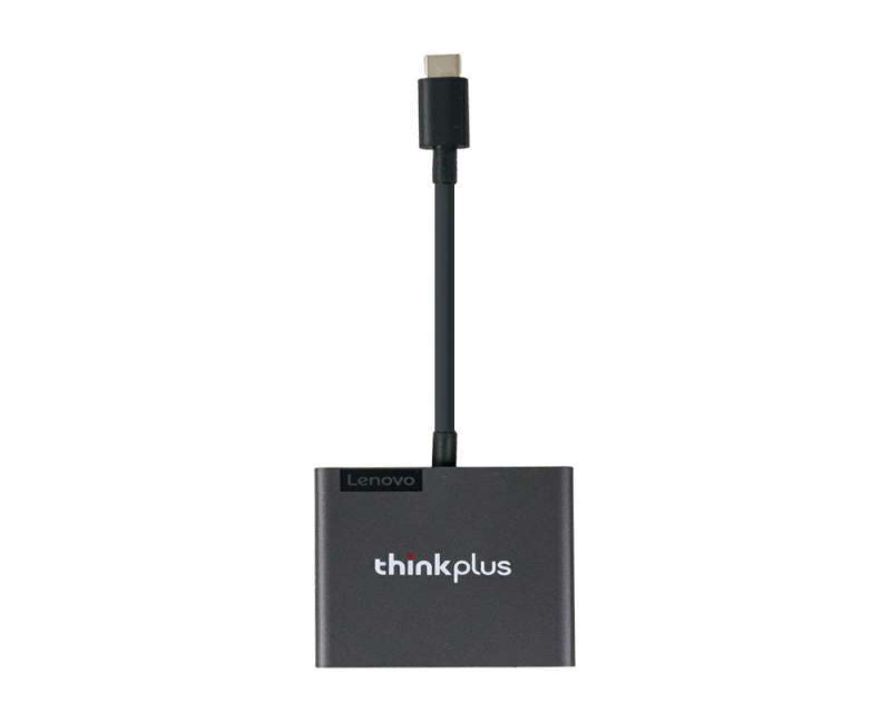 Thinkplus USB Type C to HDMI 4K VGA Video Adapter Converter 1080P - Black