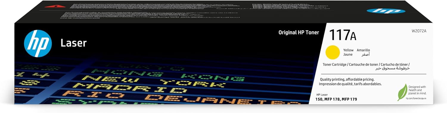 117A Yellow Laserjet Toner Catridge Medium each