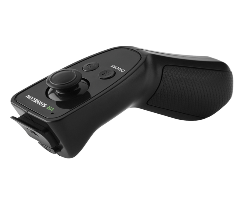 SHINECON Wireless Blue tooth Gamepad VR Controller 3D Glasses -Black