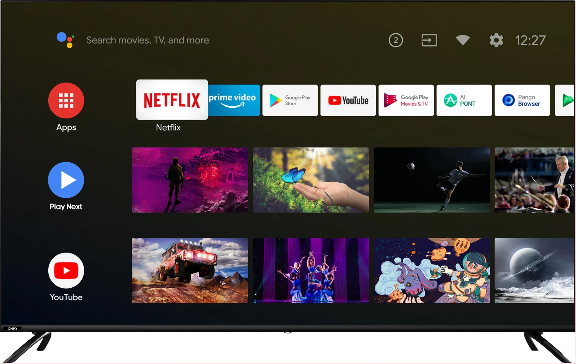 50 inch Solstar Smart 4k Television  Black