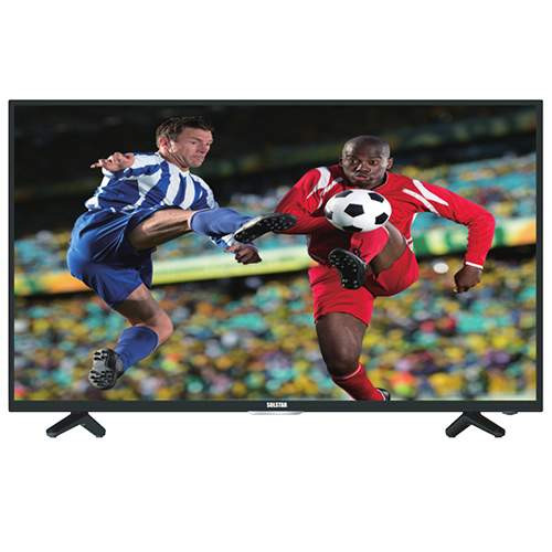 55 Solstar Android 4k Television  Black