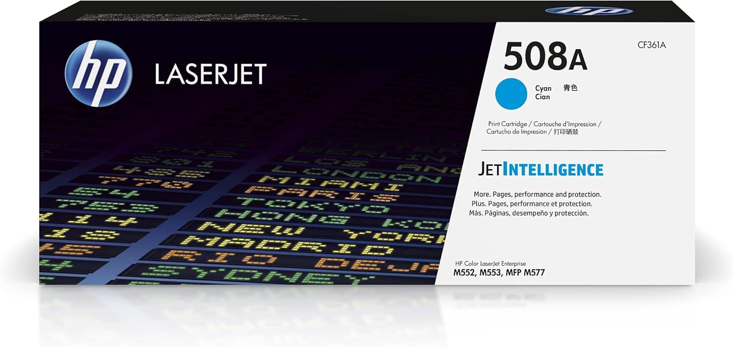 508A Cyan Laserjet Toner Catridge