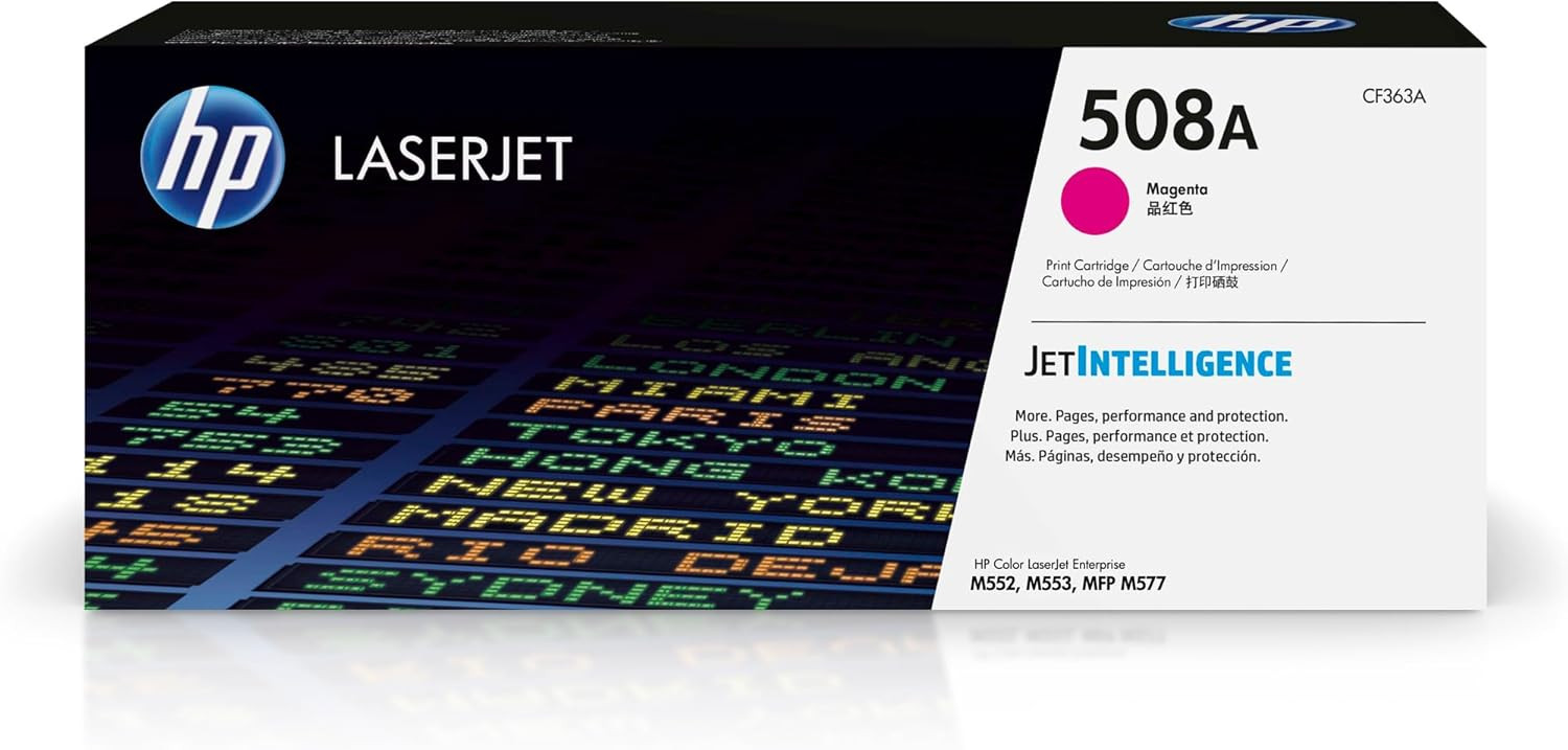 508A Magenta Laserjet Toner Catridge