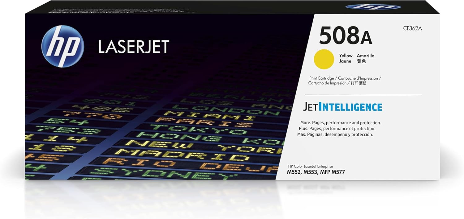 508A Yellow Laserjet Toner Catridge
