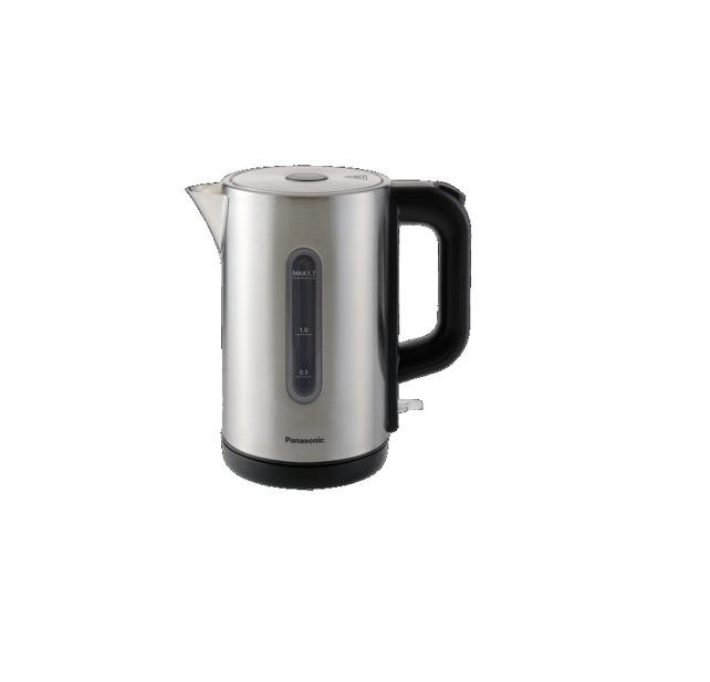 Panasonic stainless steel kettle 1.7L Stainless Cordless |Concealed 2200W - NCK301STB