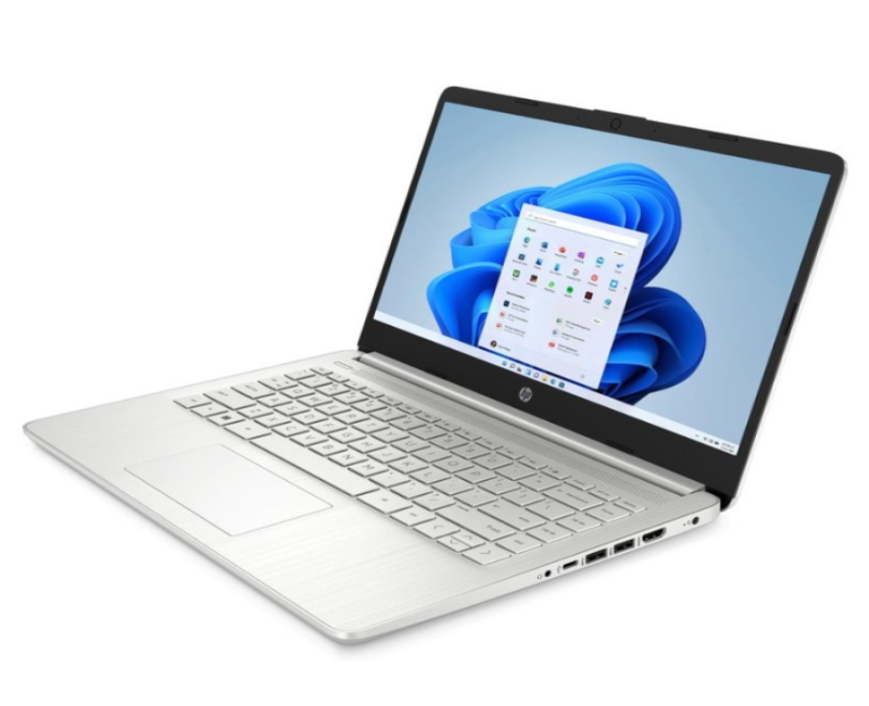 HP 14s INTEL CORE i7 16GB RAM 512GB SOLID STATE DRIVE 12TH GENERATION 14 INCHES SCREEN WIDE SILVER COLOUR ONE(1) YEAR HP WARRANTY