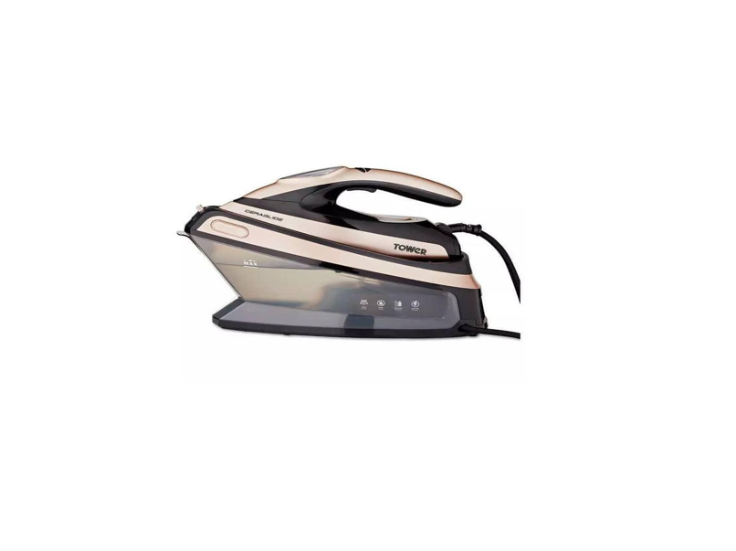 Tower Ceraglide 2400W 1.5L Gen Steam Station, Vertical, Steam Iron- Multicolor