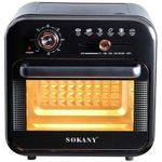 18L SK-10001 Air Fryer + Oven 1800W With Grill+Timer - Black Sokany