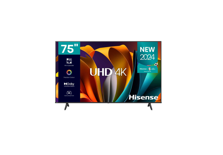 75 inch Hisense UHD 4k Television  Black