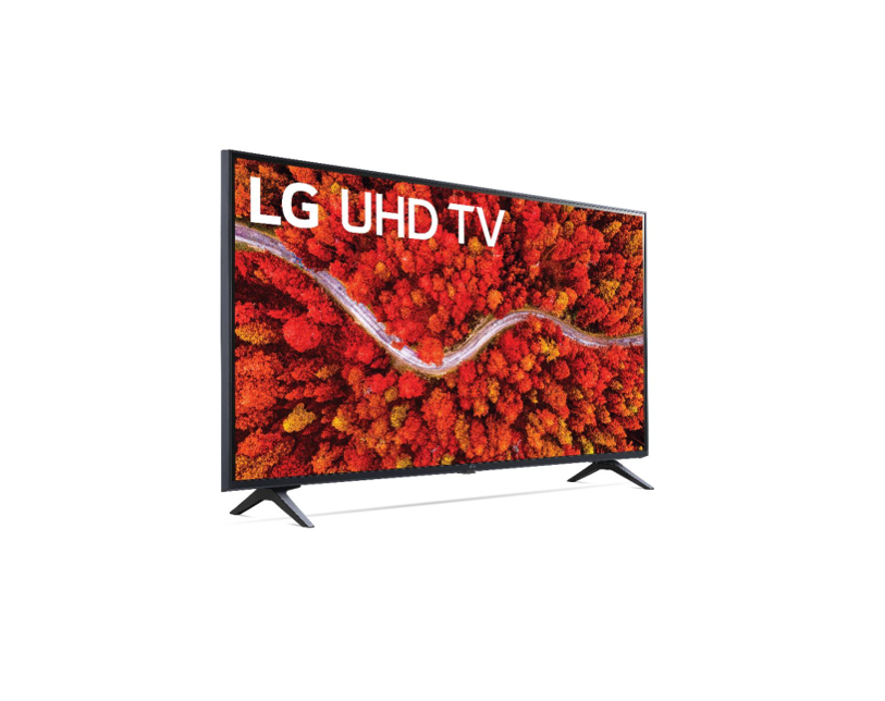 70 LG UHD 4k Television Black