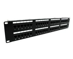 AICO PATCH PANEL 48 PORT-Black
