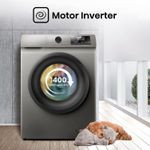 HISENSE 8KG FRONT LOADING WASHER SILVER