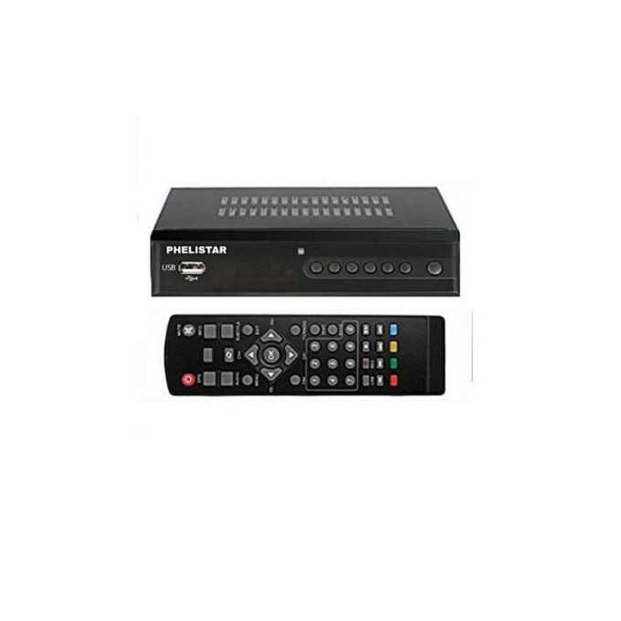 DVB/T2 1080p Full HD Free to Air Digital Decorder - Black