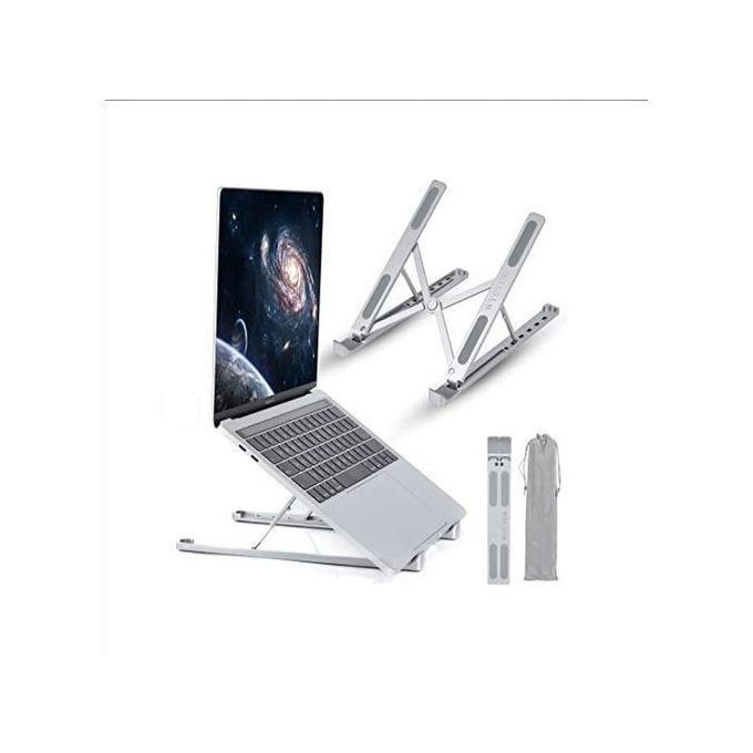 Aluminium Laptop Stand For Tablets Laptops -Silver