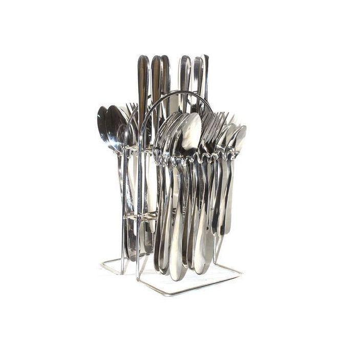 XISHIFENG 24 Pc Shifeng Stainless Steel Table Ware - Silver