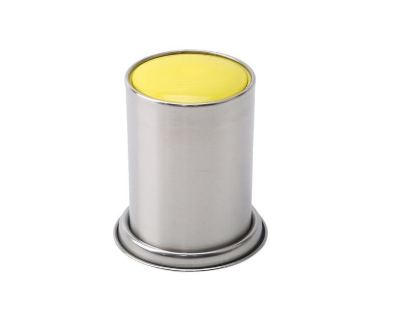 Stainless Steel Toothpick Holder Dispenser - Yellow