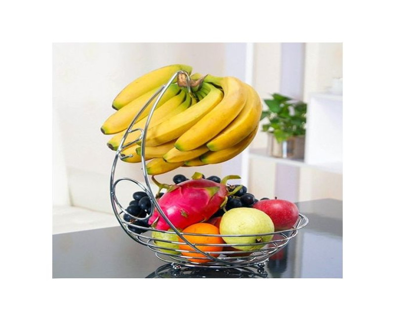 Superior Metal Fruit , Banana Rack Storage Basket, Table Kitchen Dinning Decoration