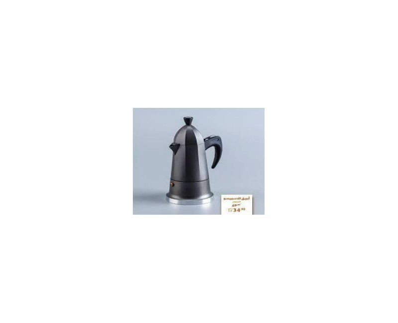 6 Cups Moka Pot Large Capacity Stainless Steel 304 Moka Pot Coffee Maker Stovetop Espresso Maker Coffee 450ML- Multicolor