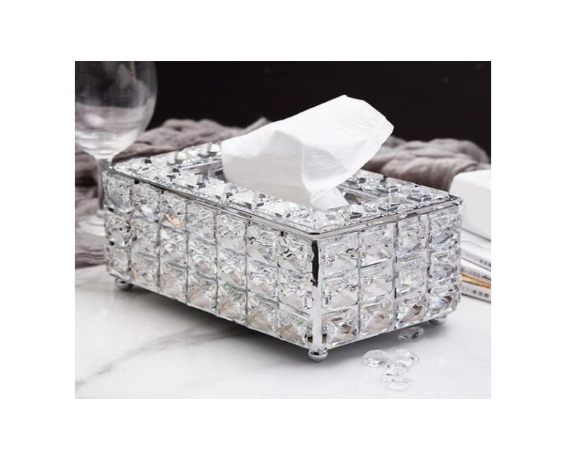 Facial Tissue Napkin Paper Storage Box Dispenser Stain Resistant Holder