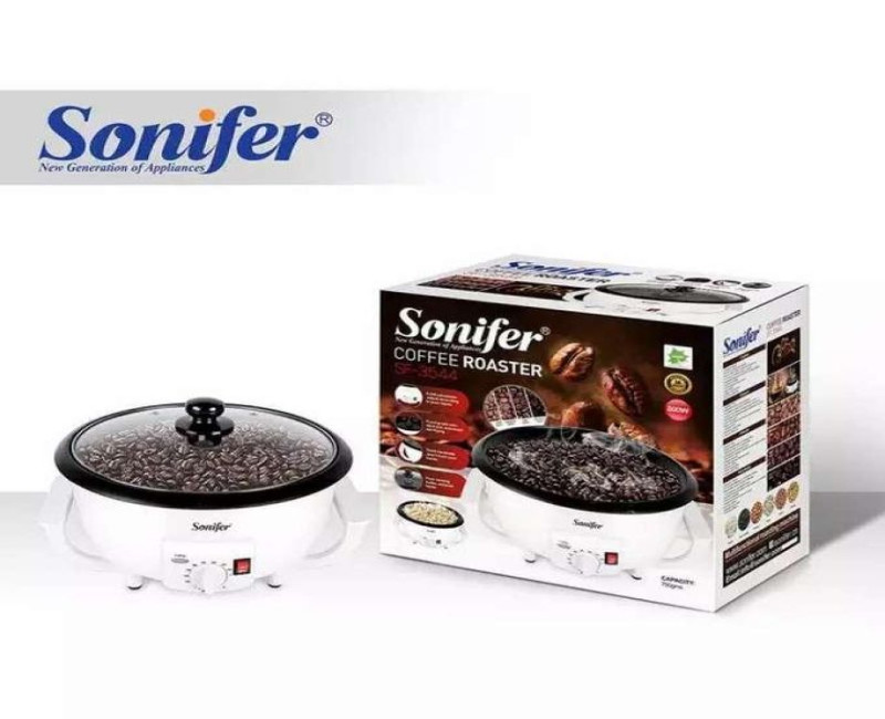 Electric Coffee Bean Baked Roaster, 750g Capacity Coffee Peanut Beans Baking Stove, Popcorn Make Dryer Sonifer