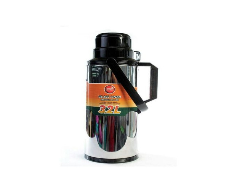 Regal Stainless Steel Vacuum Flask, 3.2 Litre - Silver Regal