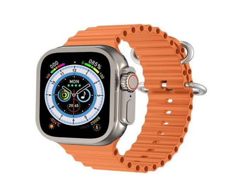 Laxasfit 2.19 inch Display Watch 9 Ultra 49mm Unisex Smart Watch Series 8 Sport NFC Bluetooth Call Waterproof for Blood Oxygen & Blood Pressure, Steps, Calories, Distance Remote Photo Recording Health Monitoring Super Long Battery Life -Multicolor