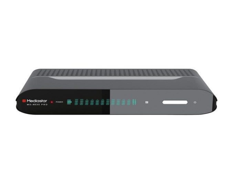 MS - 4030 Pro 4K Digital Satellite Receiver- Black Mediastar