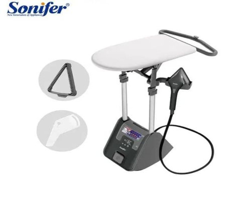 Sonifer Home Professional With Board Electric Vertical Steam Iron Standing Garment Steamer- Multicolor
