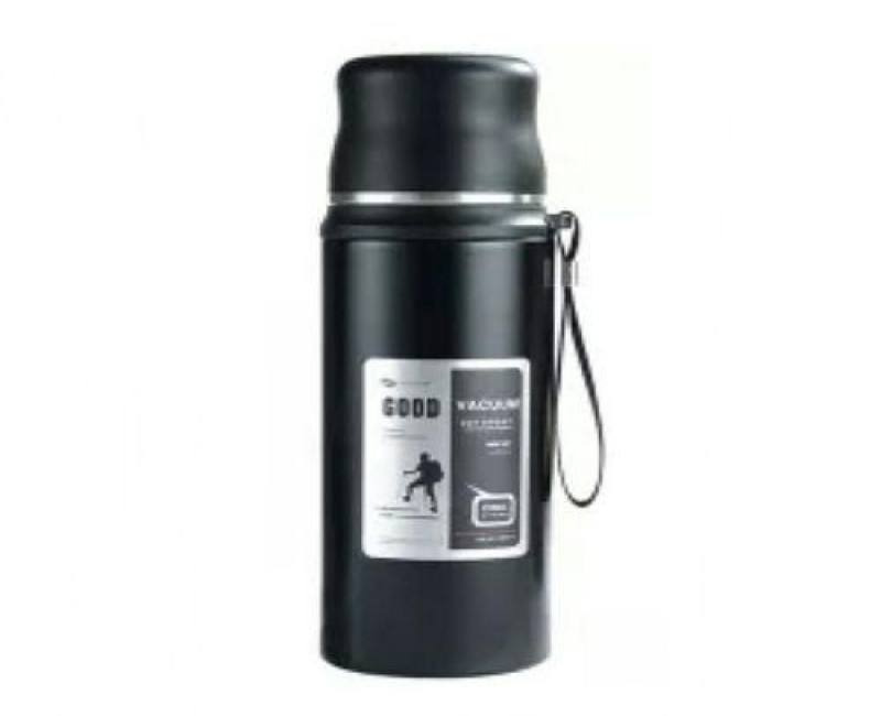 1000ml Thermos Portable Vacuum Flask Insulated Tumbler Bottle With Rope -Multicolor Top Sport