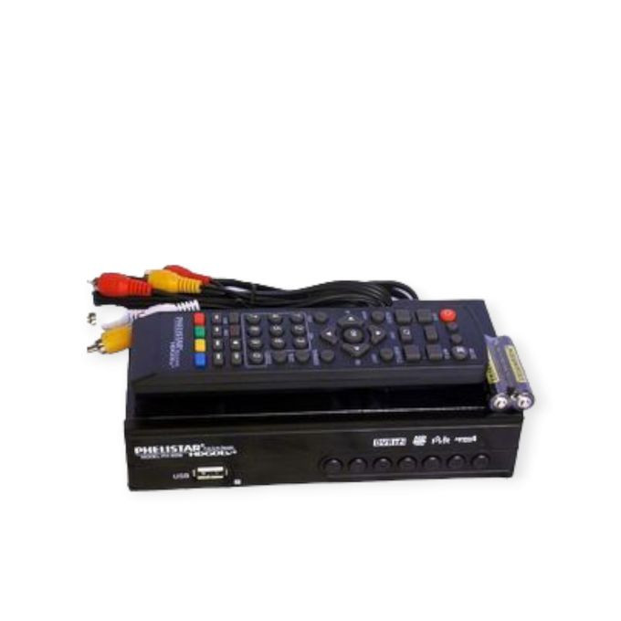 Phelistar High Quality Digital Free To Air Decoder -Black