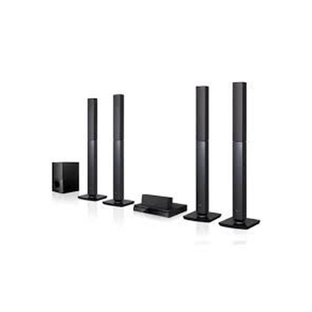 LG Home Theater LHD647 1000W Tall and Short Speakers