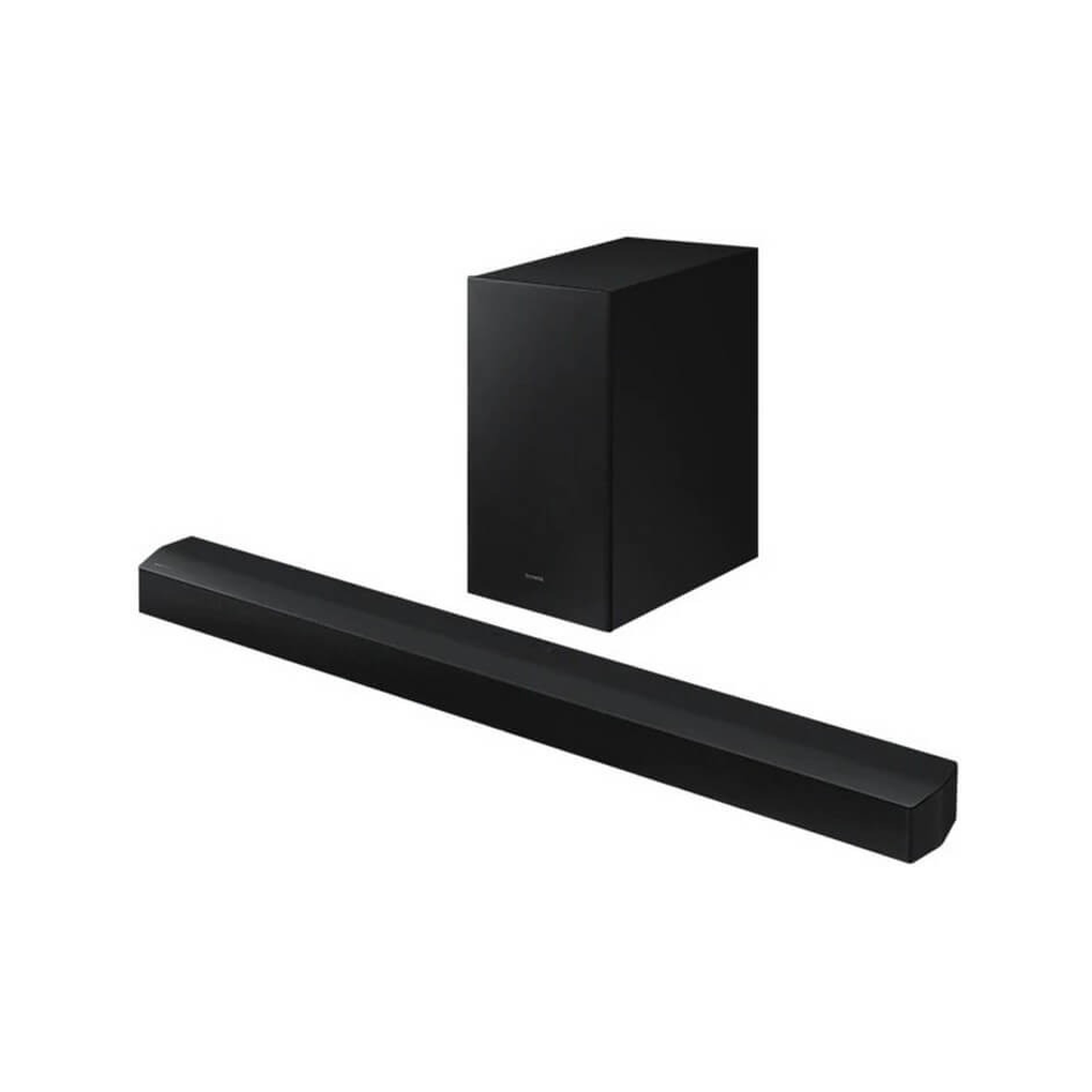 Samsung Soundbar 2.1ch, Subwoofer, Dolby Audio, Bass Boost, Adaptive Sound HW-B450
