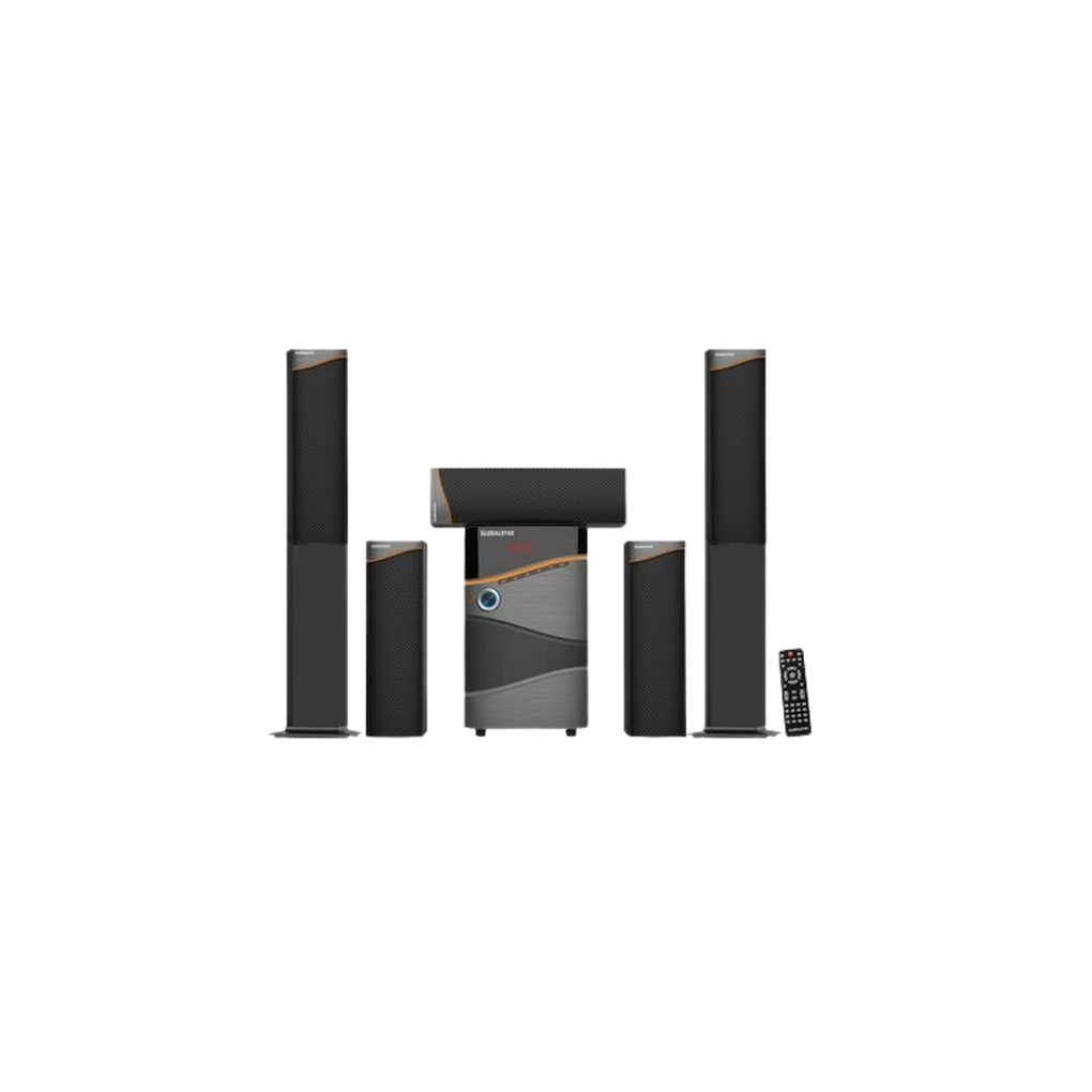 Global Star ORIGINAL Bluetooth Speaker GS-906 5.1 Home Multispeaker Home Theater - Black