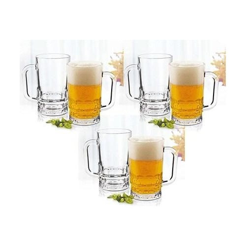 Transparent Glasses Drinkware Tumblers & Water Beer Mugs 6 Pieces Drinkware Set Juice Mugs Beer Mugs Cool Mug Set - Multicolor