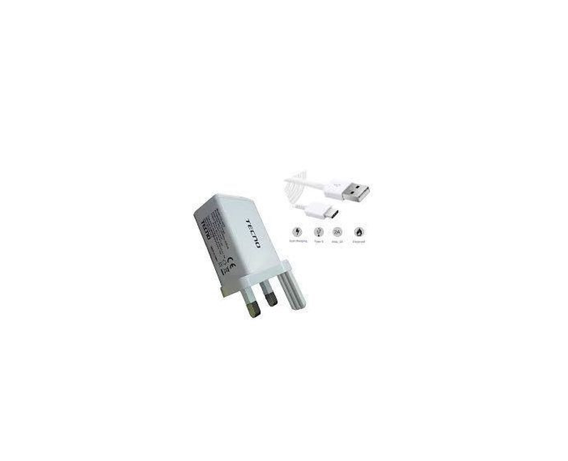 Tecno Mobile Charging Fast SHPLUS Charger - White