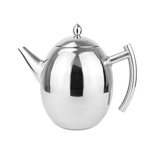 Teapot With Infuser Thick Stainless Steel Teapot Coffee Teapot with Strainer