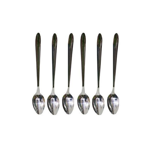Long Teaspoons 6pc - Silver