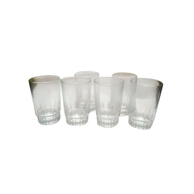 12 Pieces Glasses For Water And Juice-Transparent