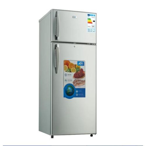 276 Litres Double Door Refrigerator With Double FGreezing Compartment– Silver