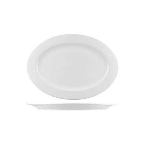 Quality Oval Ceramic Plates For Serving Food And Snacks-White.