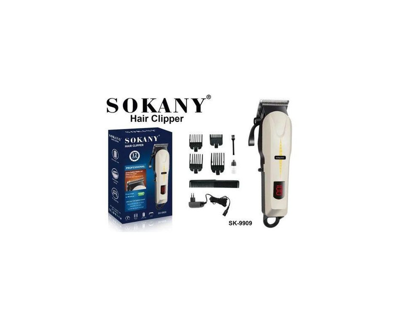 Unisex Cordless Saloon Hair Trimmer Rechargeable Shaving Clipper Beard Shaver - White,Black 1091350 - Other